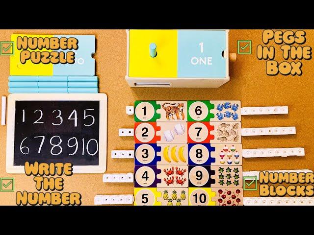 Toddlers Fun with Numbers - Part I | Toddlers Learning to Count and Write 1 to 10 #toddlerslearning