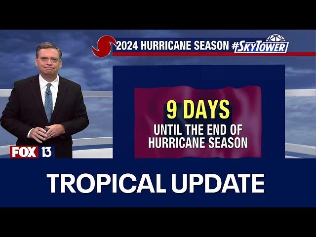 Tropics quiet as hurricane season comes to an end