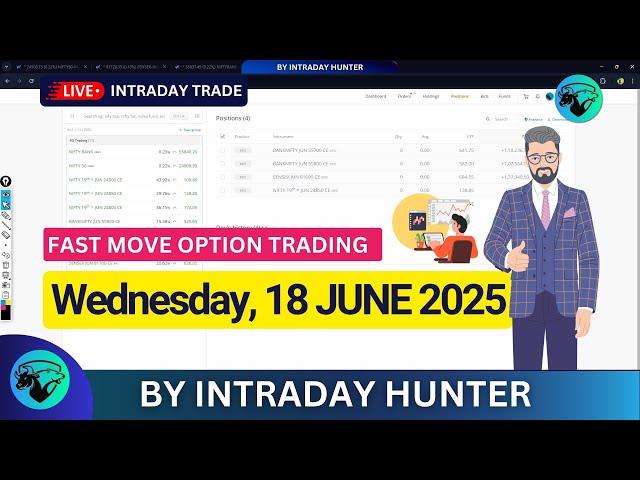 Live Bank Nifty Option Trading  | Intraday Trading by Intraday Hunter
