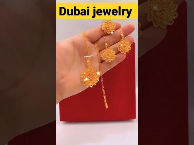 Dubai Gold jewelry #gold #design #jewellery #irani #necklace #shortvideo #necklaceset