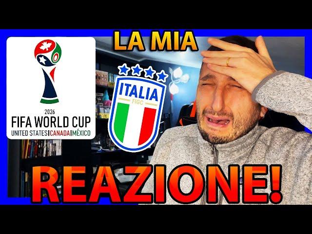  La MIA REAZIONE al SORTEGGIO per i MONDIALI 2026‼️ [ITALIA]