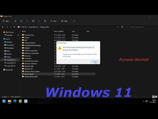 How to Solve "You Have Been Denied Permission to Access This Folder" Windows 11| Win 10 error [FIX]