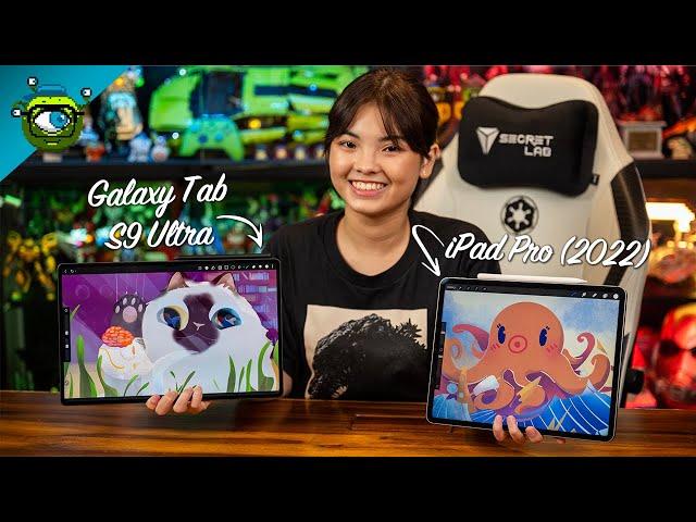 Samsung Galaxy Tab S9 Ultra vs iPad Pro (2022) for Artists: Which is Better?