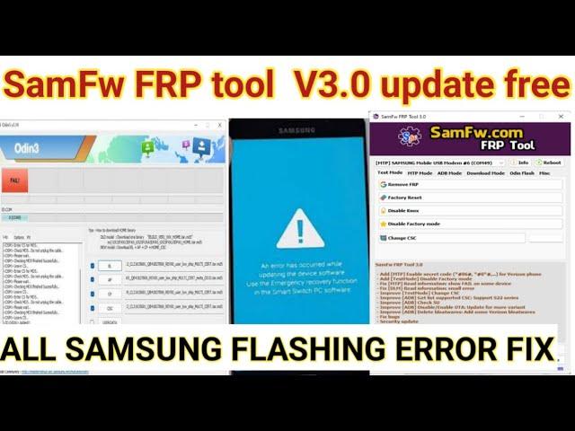 SamFw FRP Tool V3.0//Download || Samsung FRP/Google Lock Bypass Android 11 & 12 New Method 2022