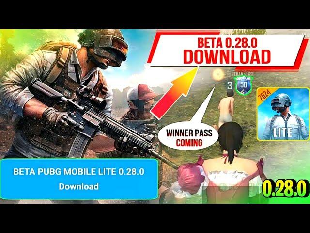 Pubg Lite New 0.28.0 Winnerpass Beta Update 2024 | Pubg Mobile Lite 0.28.0 Comeback Update 2024 