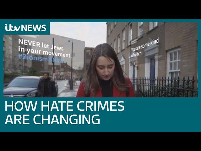 How hate crime in the UK is rising - and how hate is spreading online | ITV News