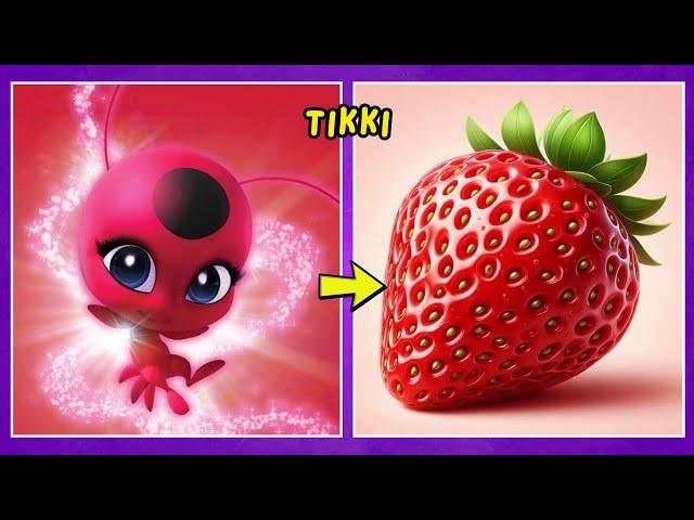 Miraculous Ladybug Kwamis as Food! | What If Kwamis Were Food?