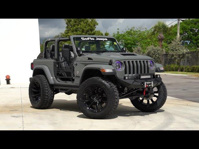 Custom Sting Gray 2 Door Wrangler By SoFlo Customs