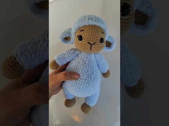 προβατάκι πλεκτό)) барашек вязаный..#amigurumi #crochet #вязание #амигуруми #барашек #toys