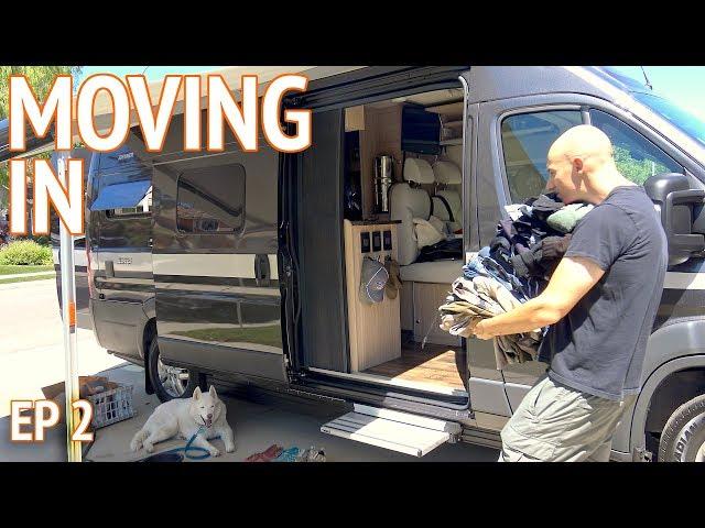 Moving Into Our Tiny Home on Wheels | Camper Van Life S1:E2