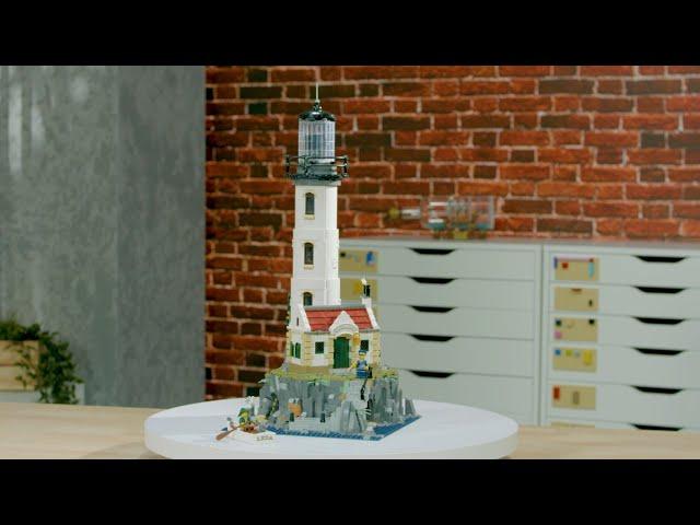 LEGO Motorized Lighthouse | Designer Video