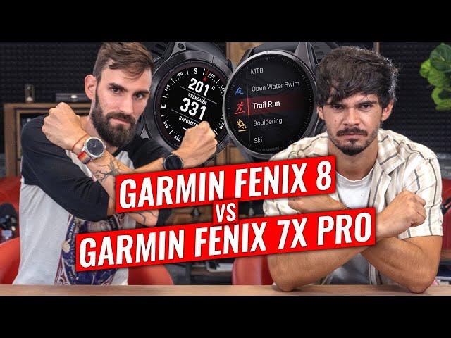 SOUBOJ: Garmin Fenix 8 vs. Garmin Fenix 7 PRO