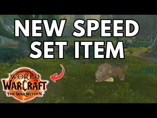 NEW! MUST HAVE Speed Set Item For WOW The War Within