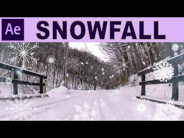Add Snowfall to Scene - Adobe After Effects Tutorial