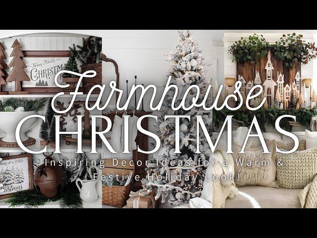 Create a Cozy Farmhouse Christmas: Inspiring Decor Ideas for a Warm & Festive Holiday Look! 