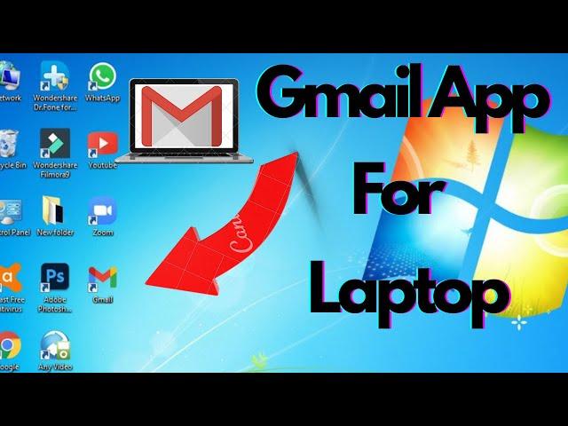 How to Create a Gmail Desktop App in Laptop | Windows 10 | 8 | 7 | create Gmail Shortcut on desktop