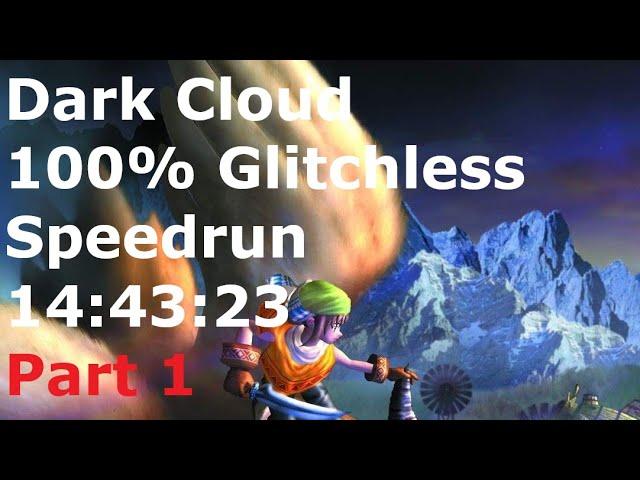 Dark Cloud 100% Glitchless Speedrun in 14:43:23 Part 1/2