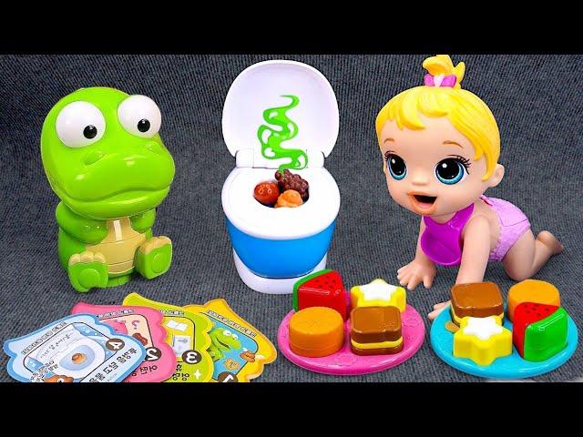 8 Minutes Satisfying with Unboxing Pororo Crong Eating and Potty Training  Popping Toy ASMR