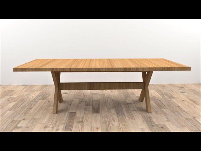 How to Make Dining table in SketchUp