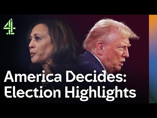 Biggest Moments from the 2024 US Presidential Election | America Decides Highlights | Channel 4