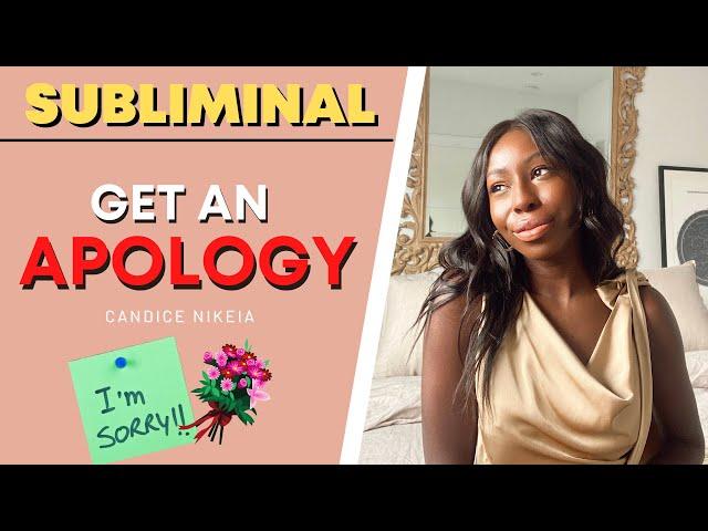 Get an Apology Subliminal 639 Hz Attract love - Heal Relationships Now | Manifestation Self-Concept