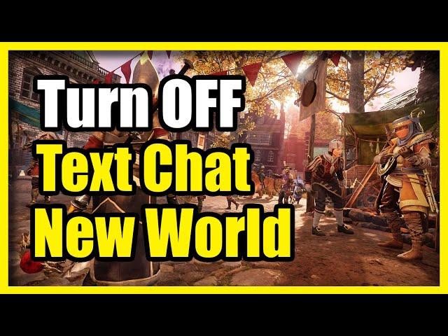 How to Turn Off the TEXT CHAT messages in New World Aeternum PS5/Xbox (Easy Method)