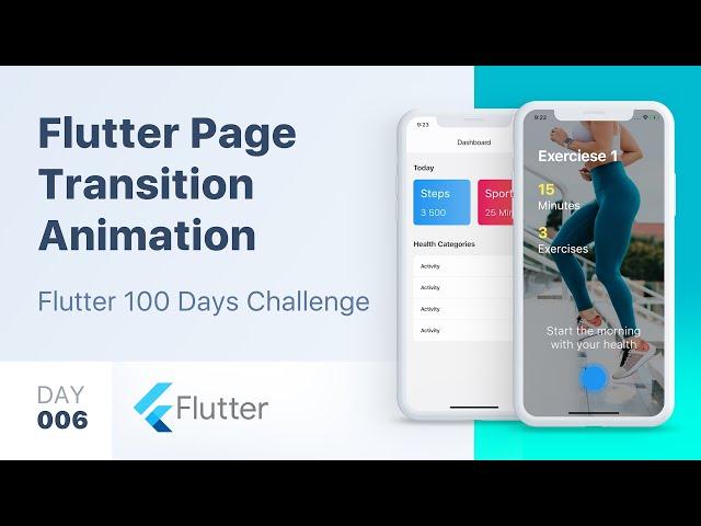 Flutter Animation Tutorial | Make Page Transition - day 6