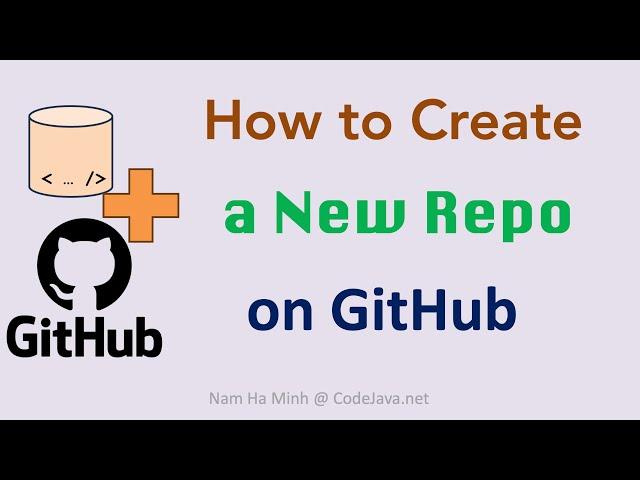 How to Create a New Repository on GitHub