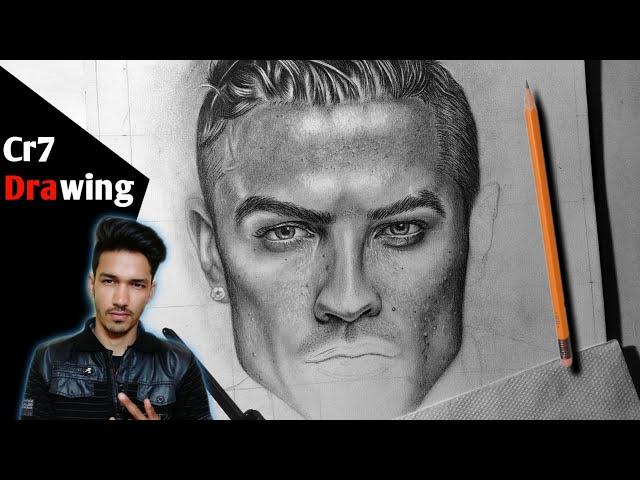 Realistic face shading & skin texture drawing with pencils // pawan nath arts