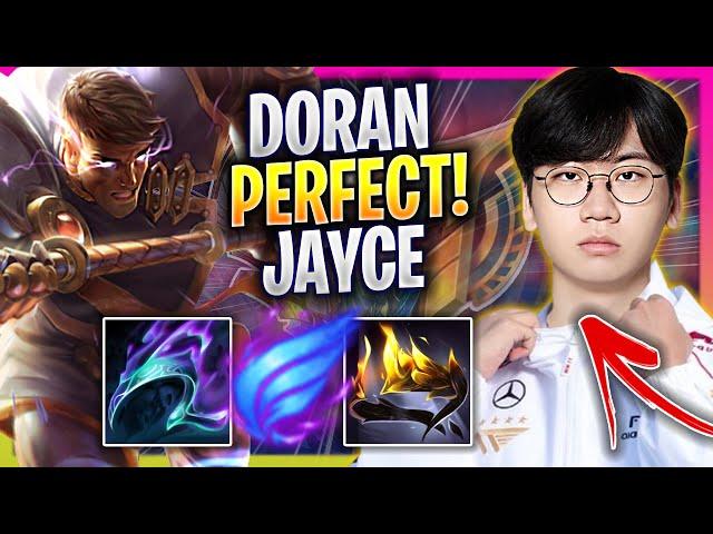 T1 DORAN PERFECT GAME WITH JAYCE! - T1 Doran Plays Jayce TOP vs Gragas! | Season 2024