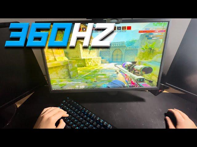 How CS2 Looks With 360Hz! - POV