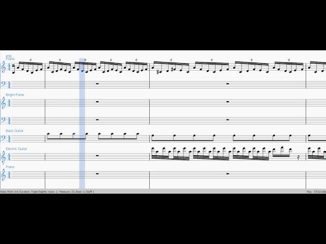 Radiohead-Daydreaming (Notation)