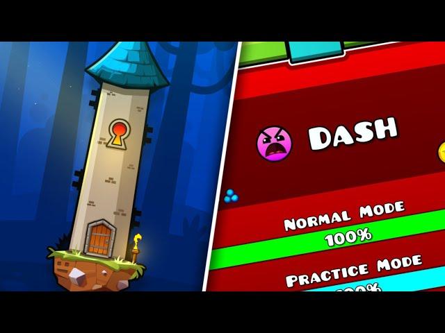 PASSEI TODOS OS NÍVEIS NOVOS DO GEOMETRY DASH 2.2! - Dash & The Tower 100%