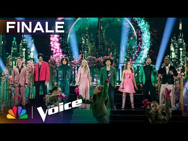 The Top 8 Finalists Perform Wicked's "Defying Gravity" | The Voice Finale | NBC