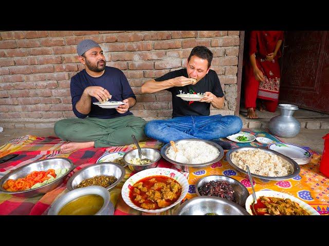 Unseen VILLAGE FOOD in Bangladesh!! HUGE LUNCH + Kulfi Malai in Rural Bangladesh!