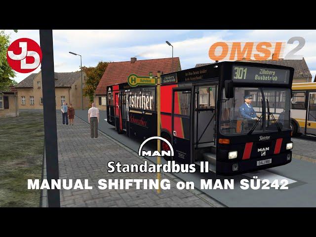 OMSI 2 Add-on MAN Standardbus II | SUE242 (Manual Transmission) | Kbergbahn map