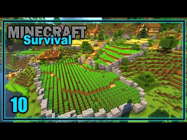 I Transformed the Village With Crop Fields! | Minecraft 1.20 Survival Let's Play | Ep 10