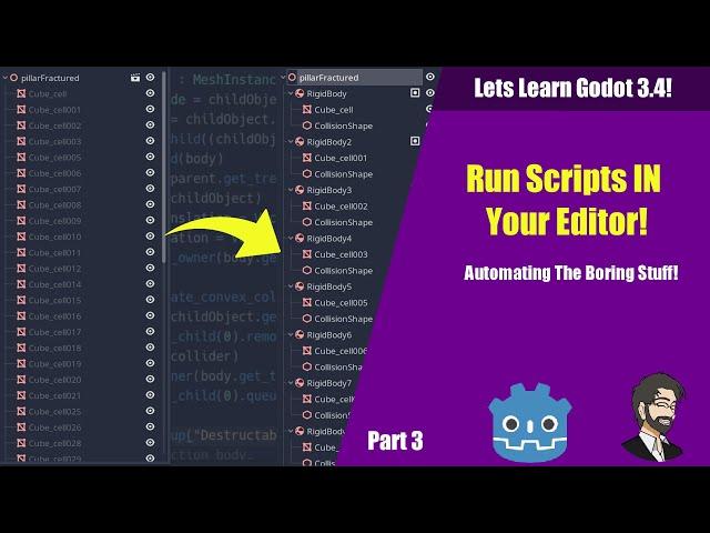 Automate The Boring Stuff! Creating Editor Scripts in Godot