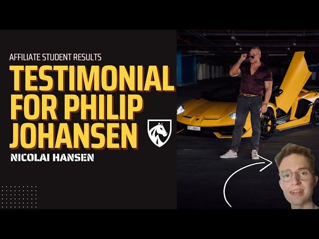 Nicolai Hansen Testimonial For Philip Johansen