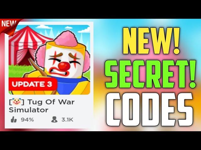 FUTURE CODES!! | *NEW* ROBLOX TUG OF WAR SIMULATOR CODES 2023!