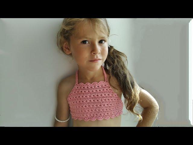 Мастер-класс по вязанию КРОП-ТОПА крючком /  Crochet crop top