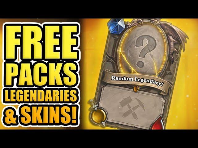 How To Get FREE Hearthstone Legendary Cards, Packs & Skins!