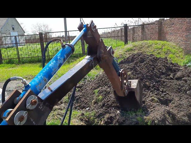 Самодельный экскаватор и все мои ошибки. Homemade excavator and all my mistakes