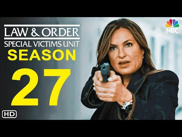 Law & Order: SVU Season 27 - Official Trailer (2025) | NBC, Release Date, Ending, Mariska Hargitay