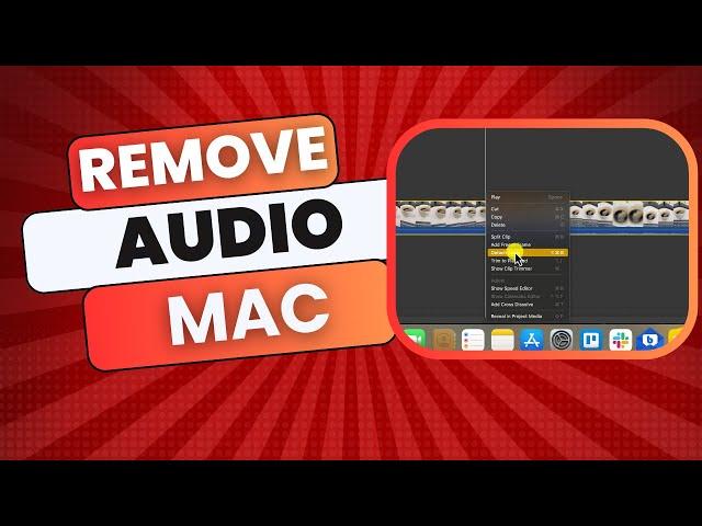 How To Remove Audio From Video on Mac