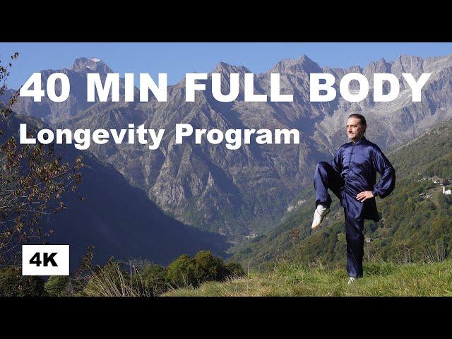 40 MIN FULL BODY TAI CHI WARM-UP AND QI GONG PRACTICE to be Strong, Flexible and Relaxed at Any Age