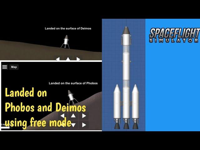 How to Get to Phobos and Deimos in Free mode | Spaceflight Simulator