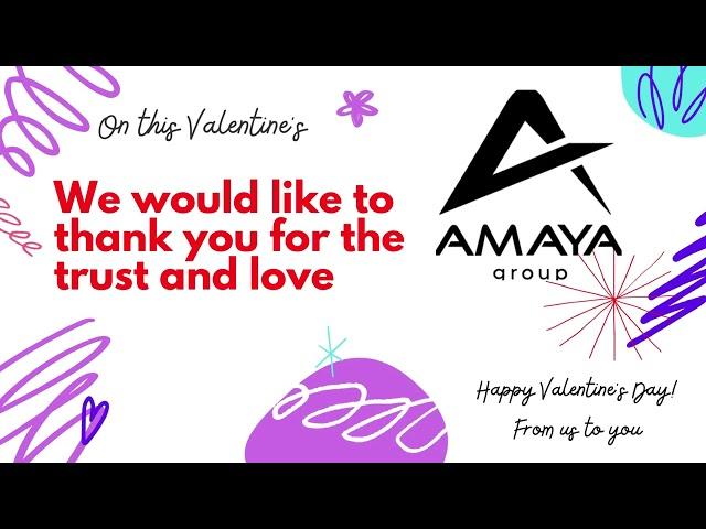 Amaya Group Valentine's Day.