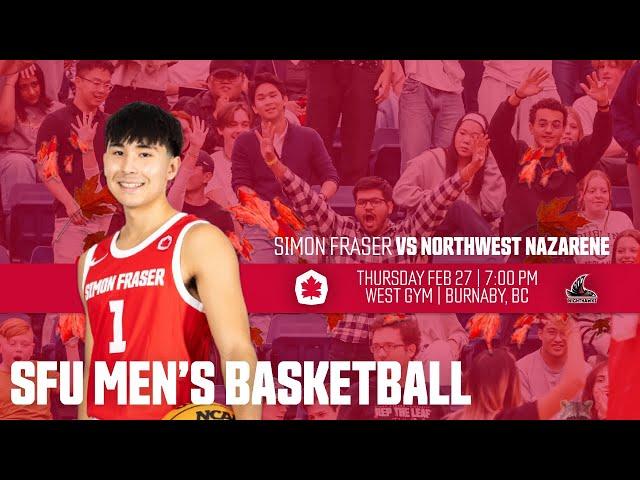 SFU Men's Basketball: Red Leafs vs Northwest Nazarene - February 27th, 2025