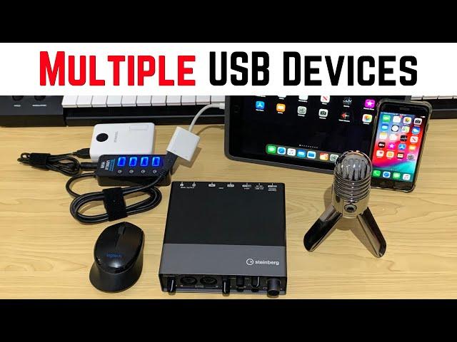 Connect MULTIPLE USB devices to an iPad/iPhone
